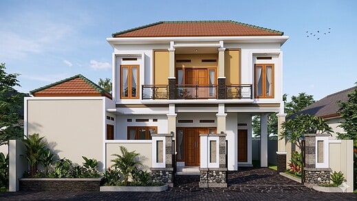 Sewa Rumah Minimalis Modern 3 Kamar Buduk Badung
