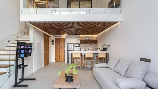 Sewa Villa Mezzanine 2 Lantai 1 Kamar Subak Sari Tibubeneng Badung
