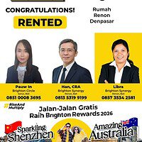 Congratulations Bu Pauw In, Pak Han & Bu Libra Rented Rumah Renon Denpasar